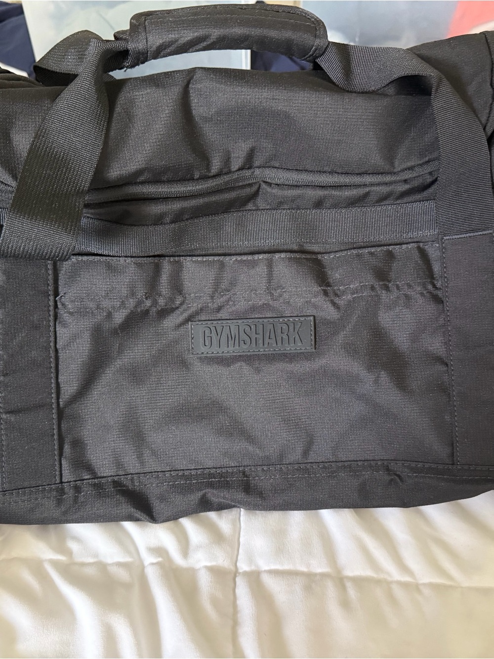 Gymshark Black Men's Duffle with Front Pocket